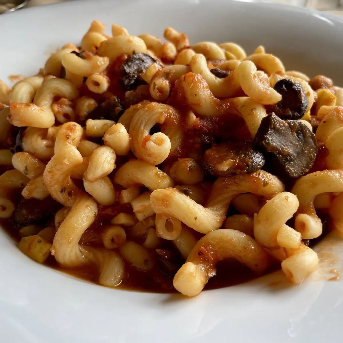 Wild Mushroom Cavatappi