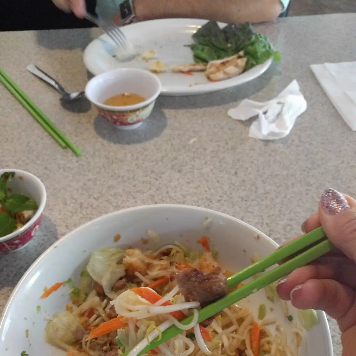 Rice Noodles with Shrimp