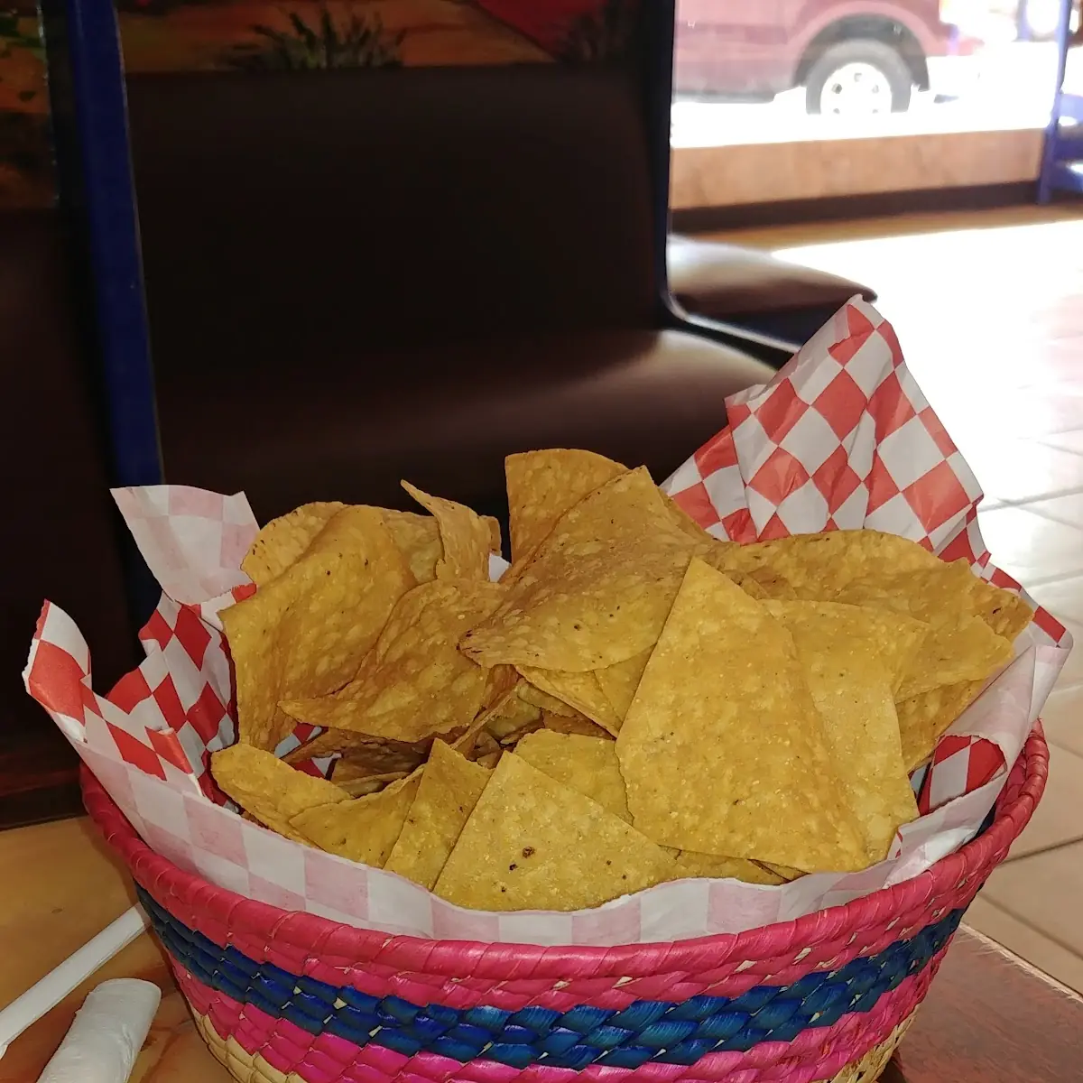 Large Basket of Complimentary Chips