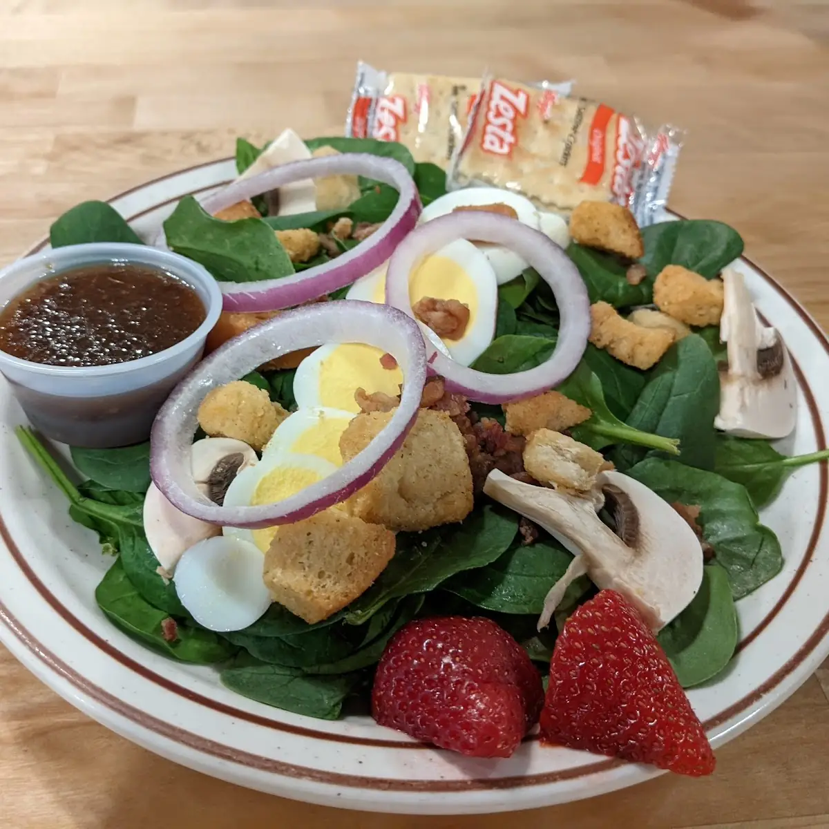 Strawberry Spinach Salad