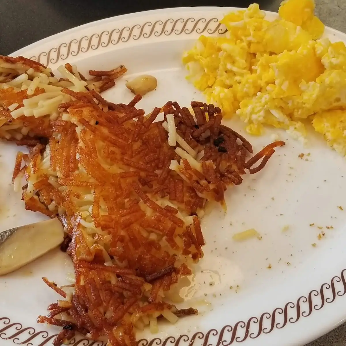 2 Egg Breakfast w Scattered Hash Browns