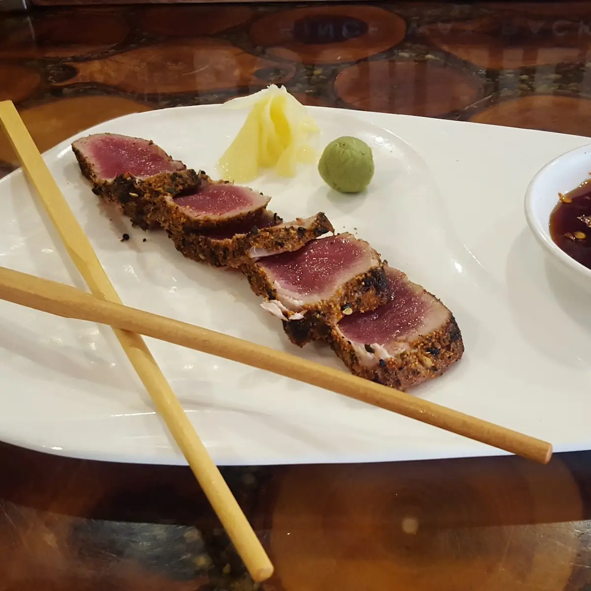Seared Tuna Sashimi