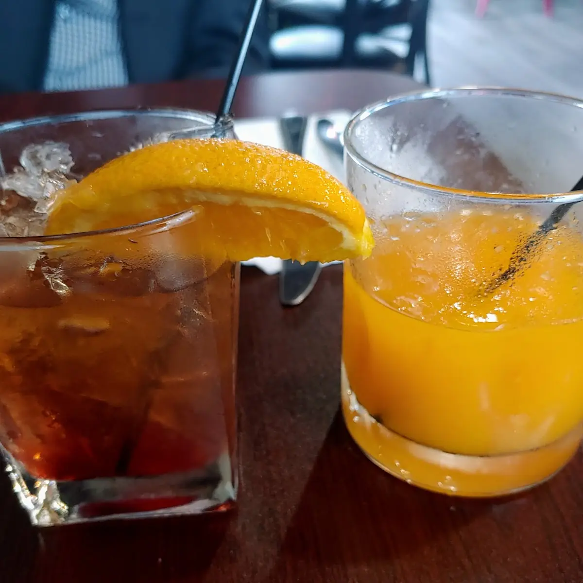 Old Fashioned and Tangerine Cocktail