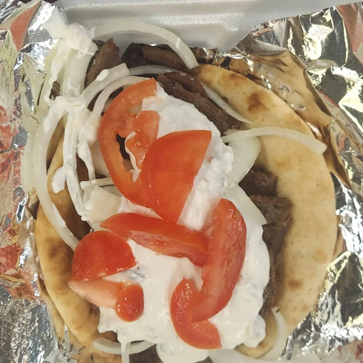 Gyro Sandwich with Fries