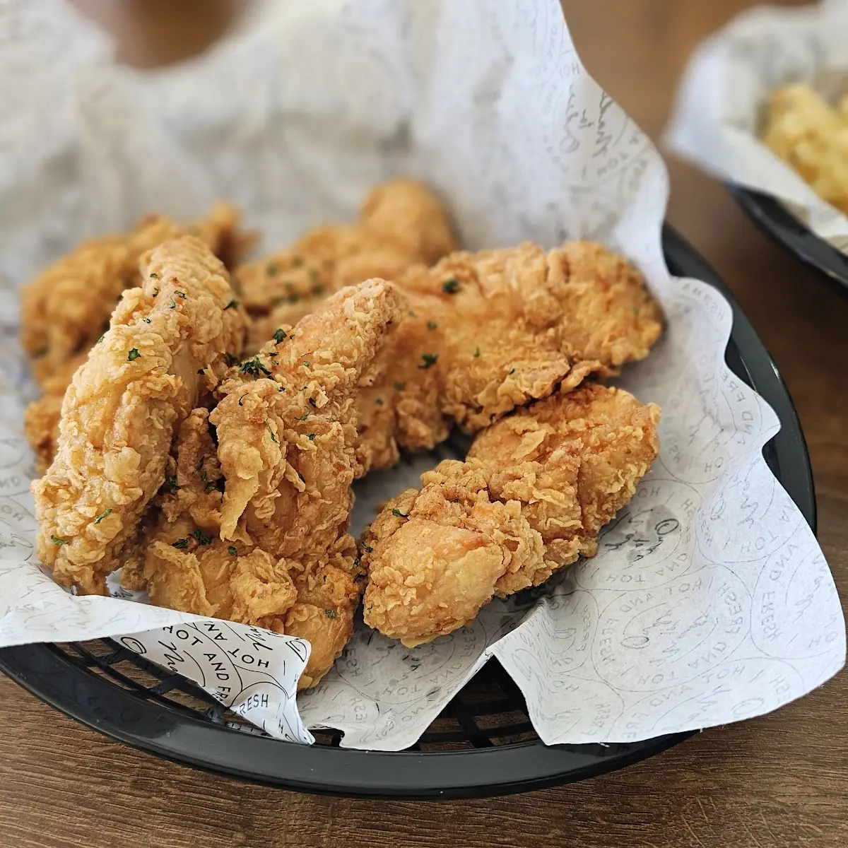 Korean Fried Chicken with Fries