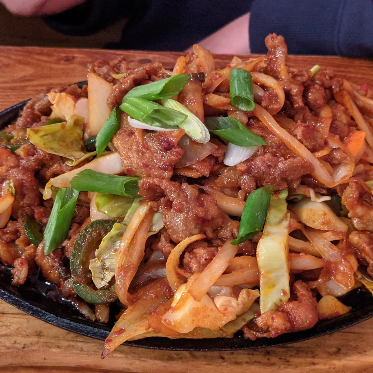 Spicy Pork Stir Fried Mixed Vegetables