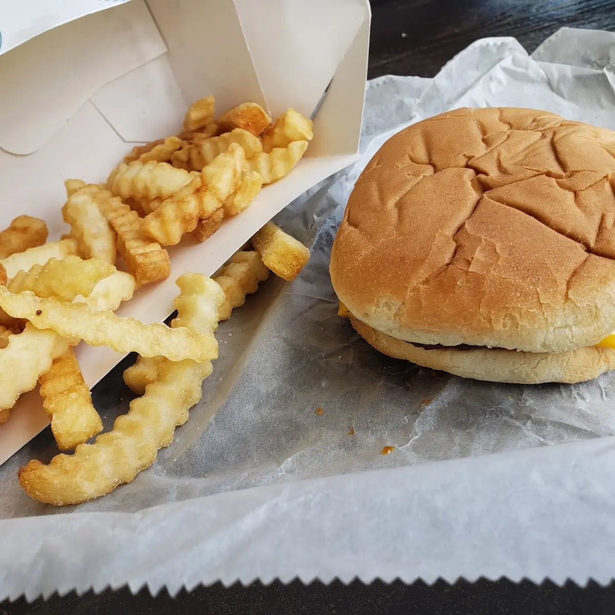 Burger and Fries