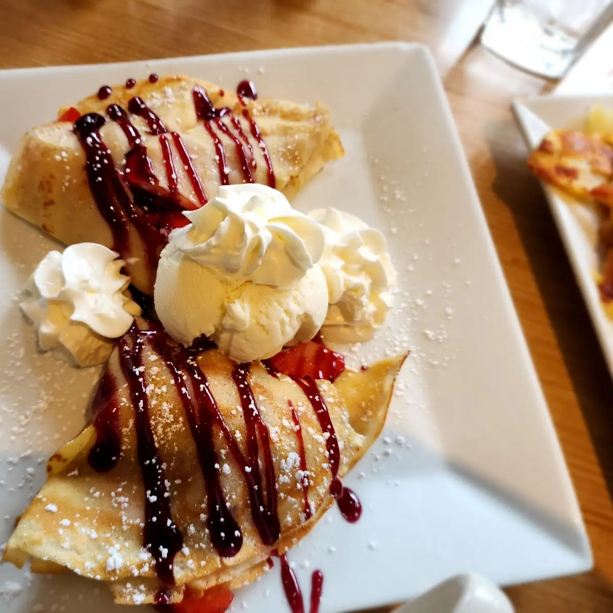 Apple Pie Crepes Breakfast