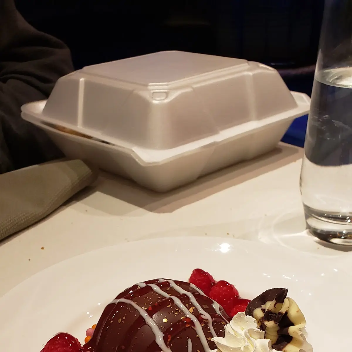 Raspberry Chocolate Mousse Bomb