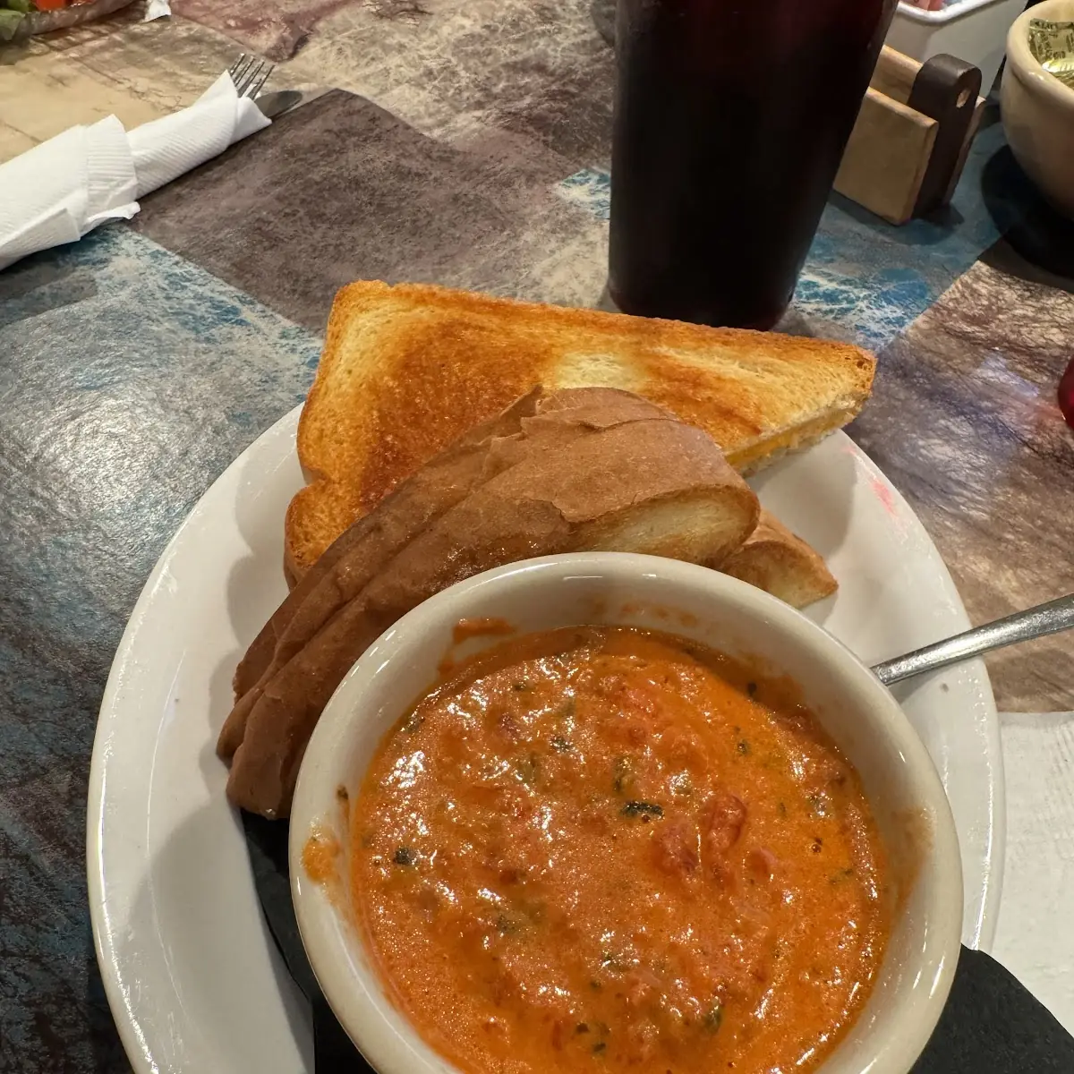 Grilled Cheese and Tomato Soup