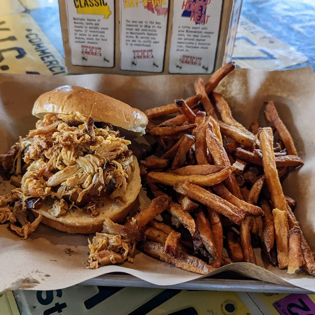 Pulled BBQ Chicken Sandwich