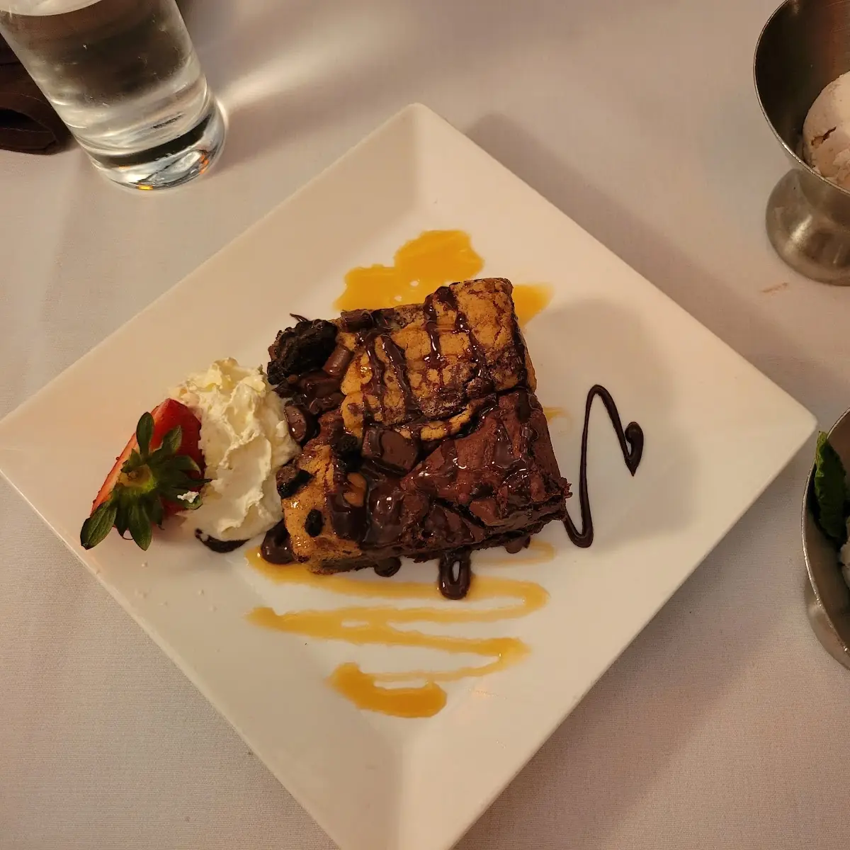 Chocolate Brownie a La Mode