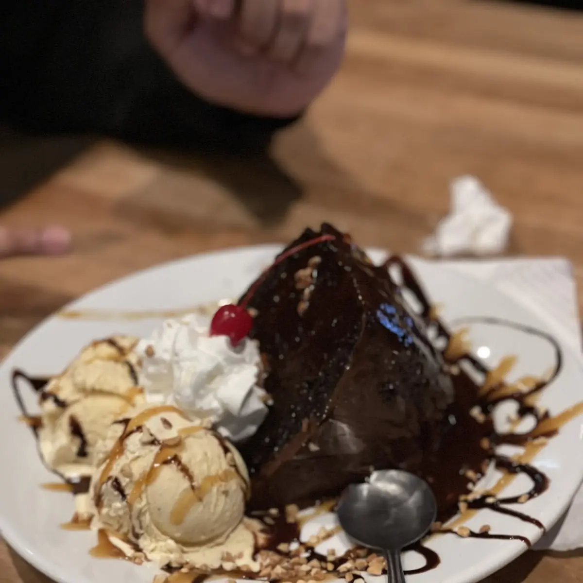 Hot Fudge Cake Sundae