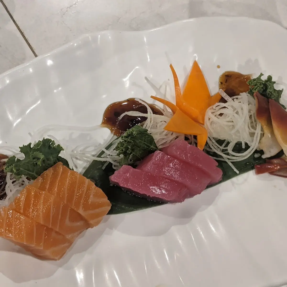 Salmon and Tuna Sashimi