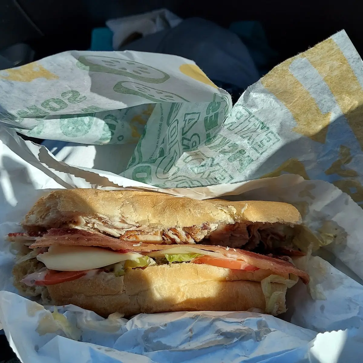 Roasted Chicken Breast Subway Sandwich