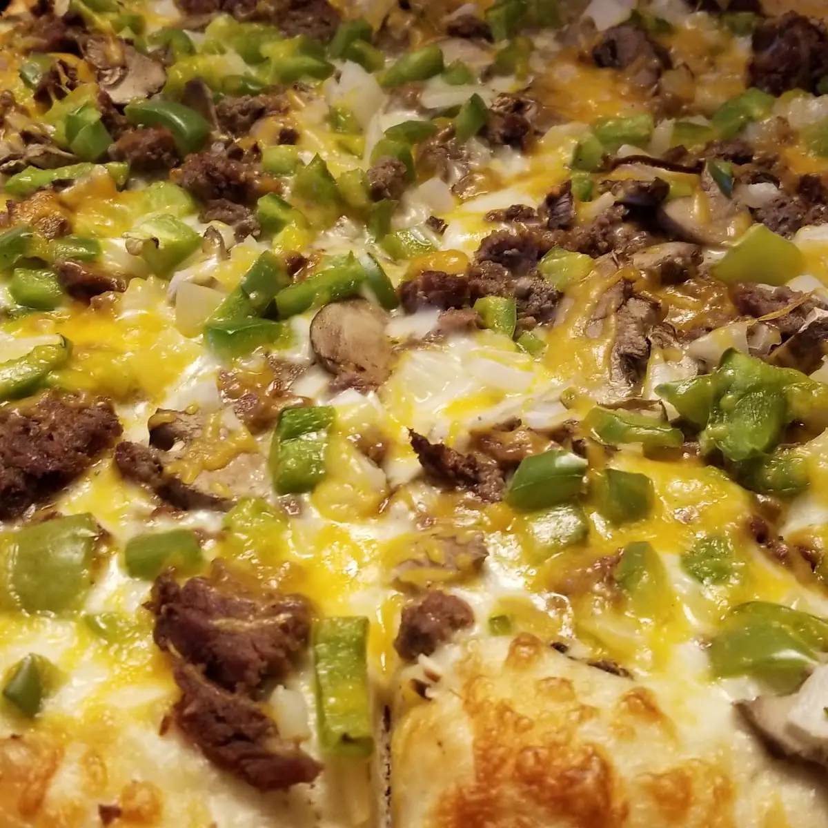 Philly Cheese Steak Pizza