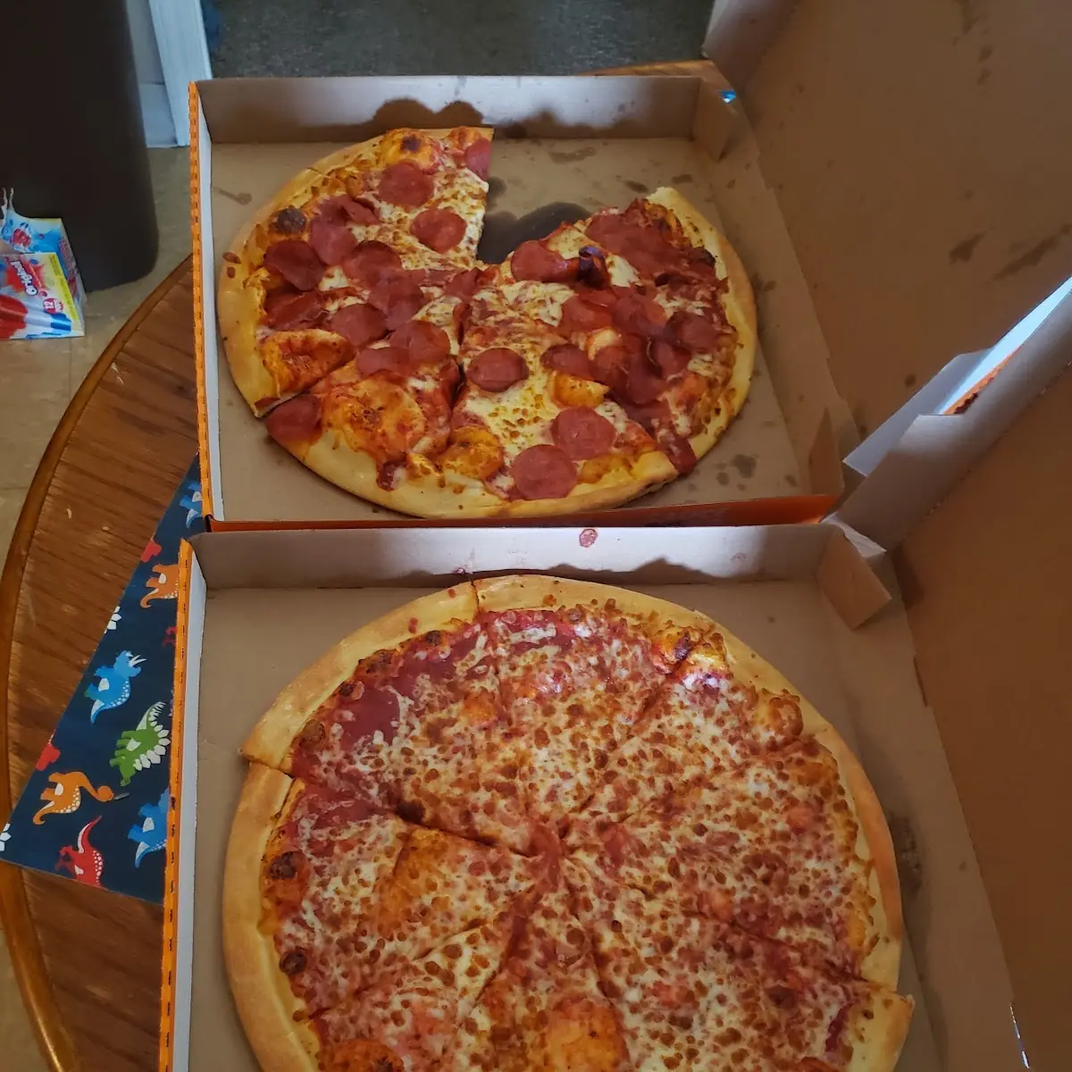 Classic Cheese Pizza and Classic Pepperoni Pizza
