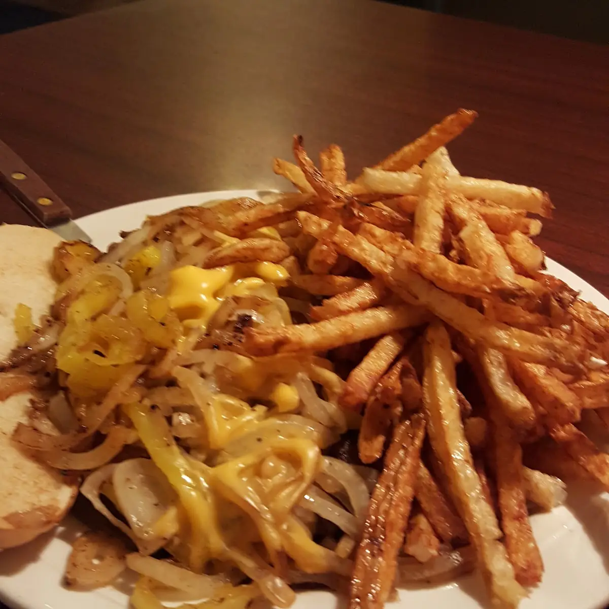 Pap Steak Sandwich with Fries