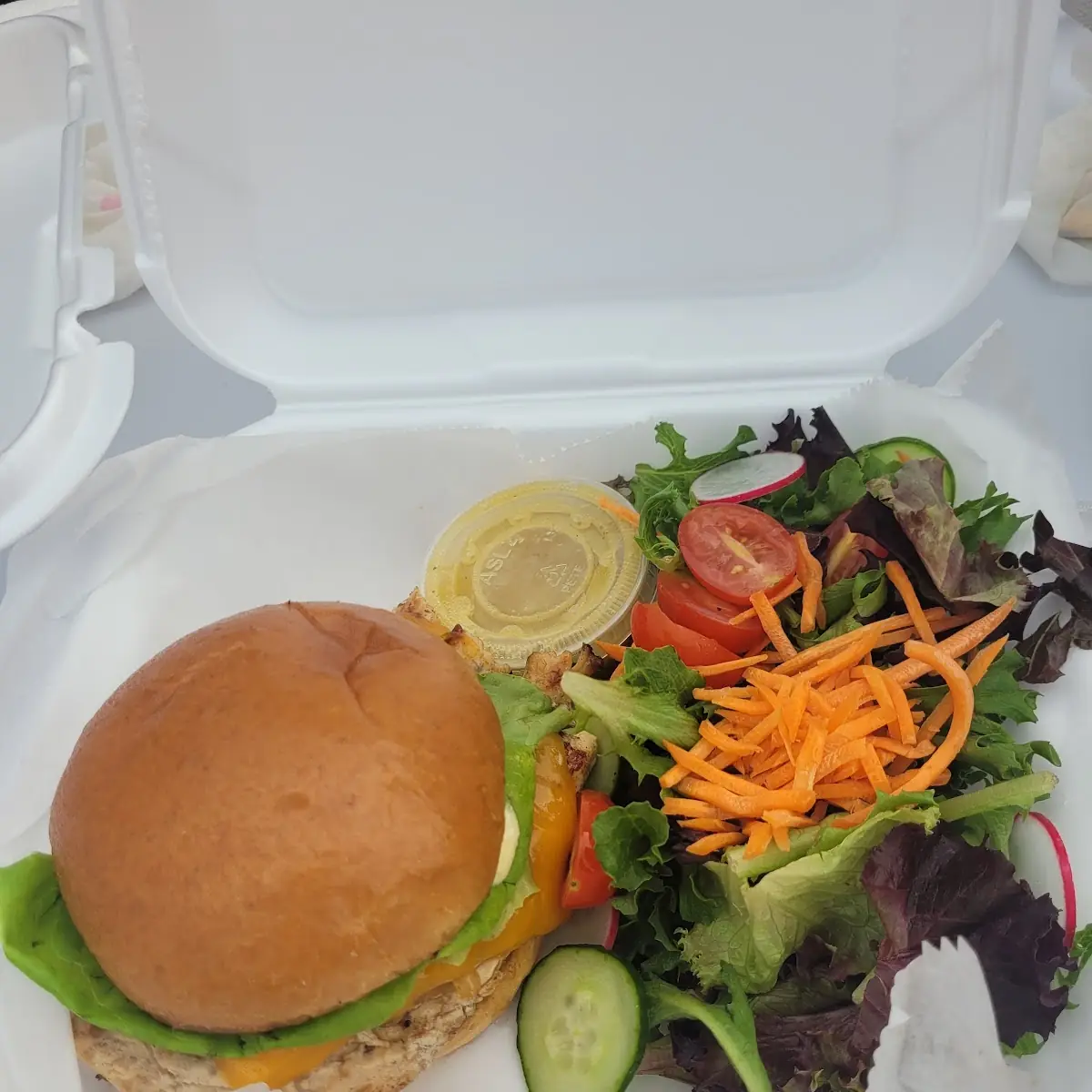 Grilled Chicken Salad with Salad