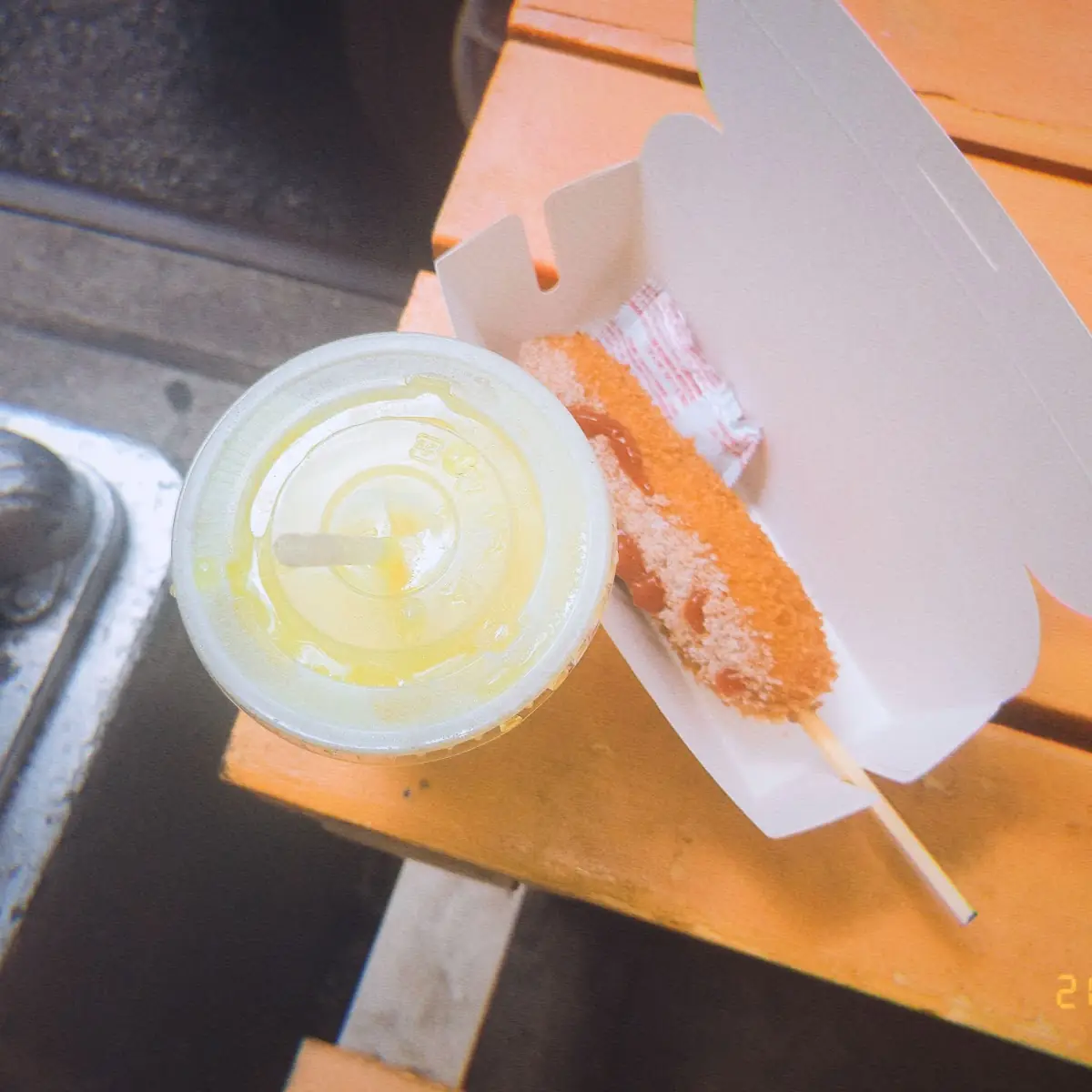 Classic Corn Dog Pineapple Slush