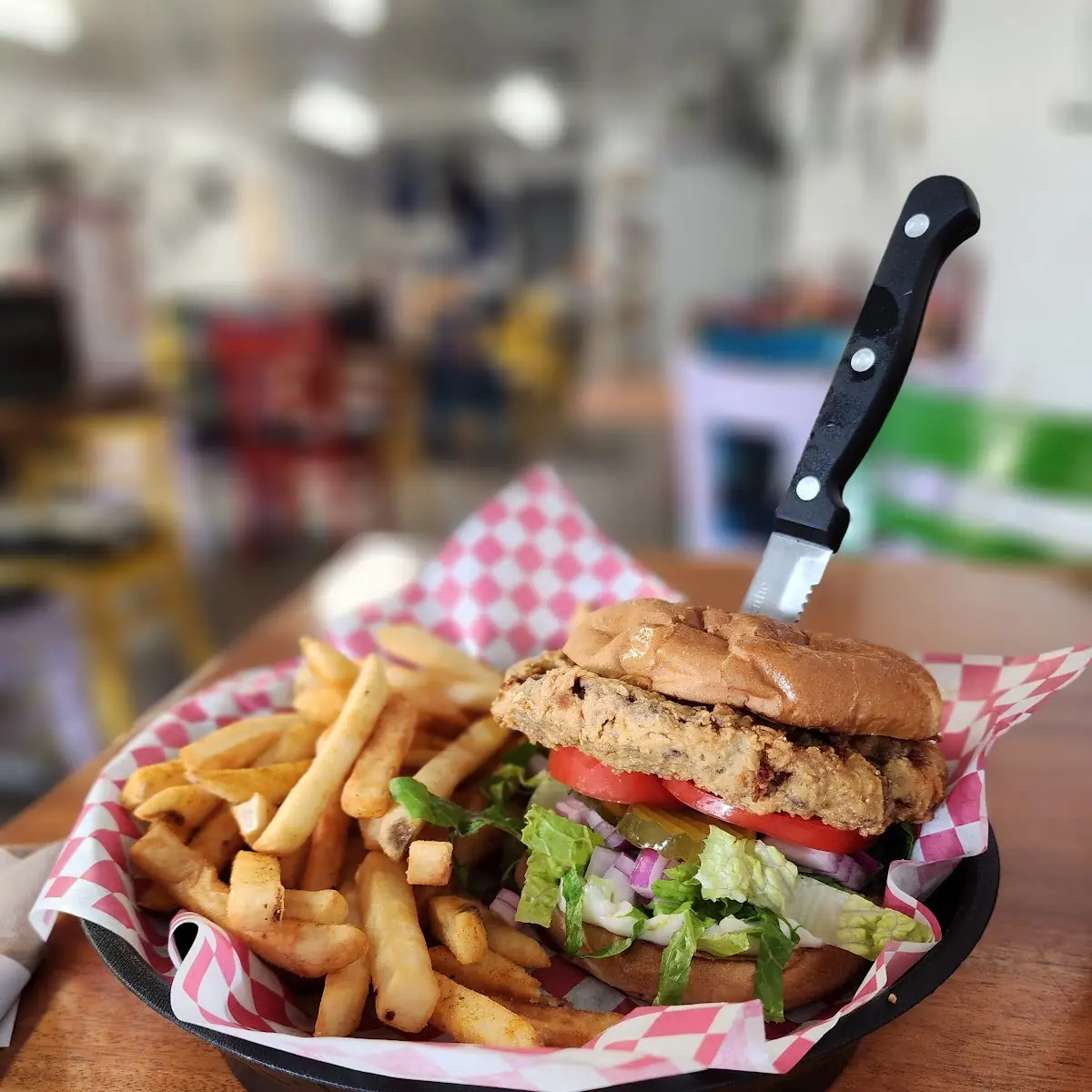 Deep-Fried Cajun Burger