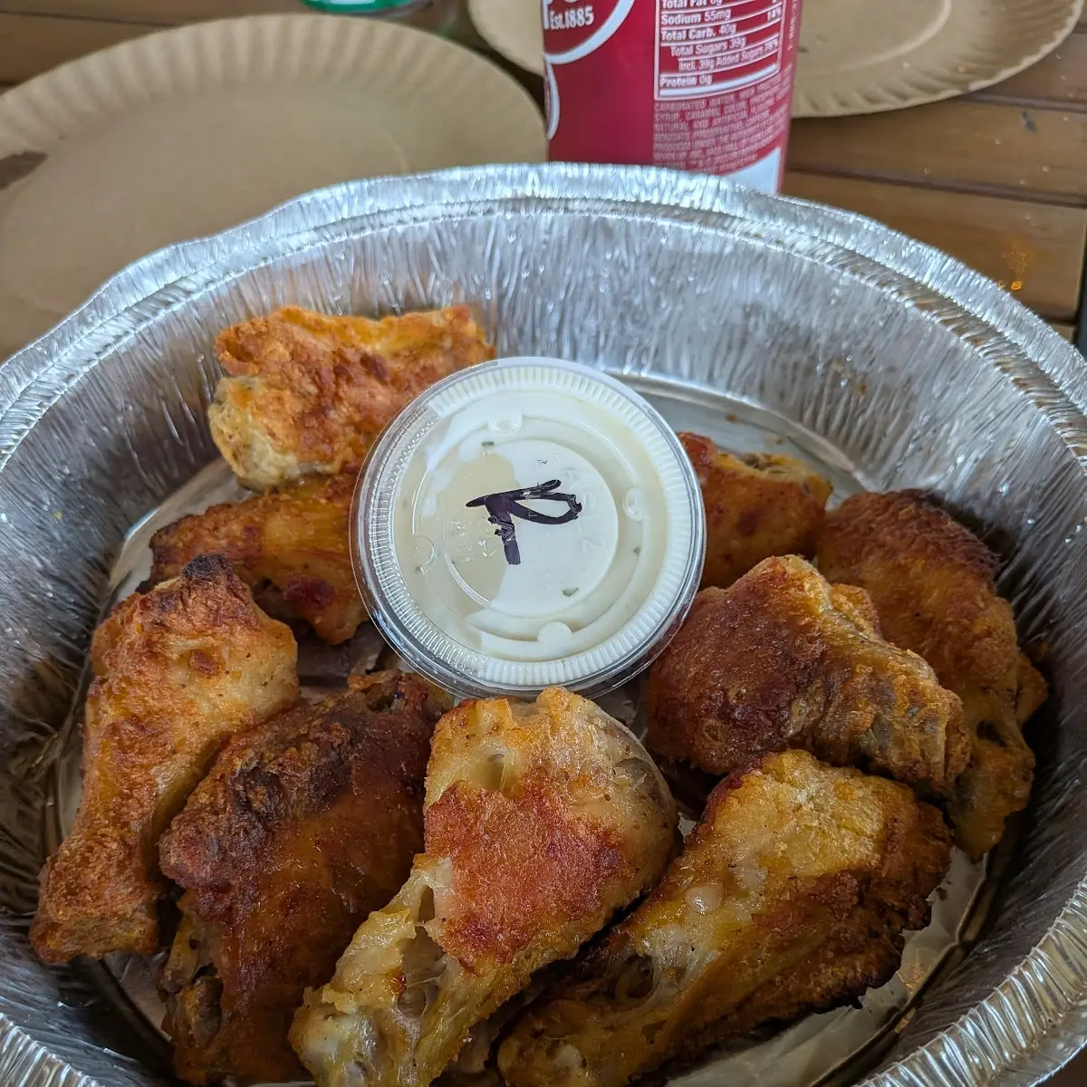Baked Jumbo Sized Wings 10 - Lightly Breaded