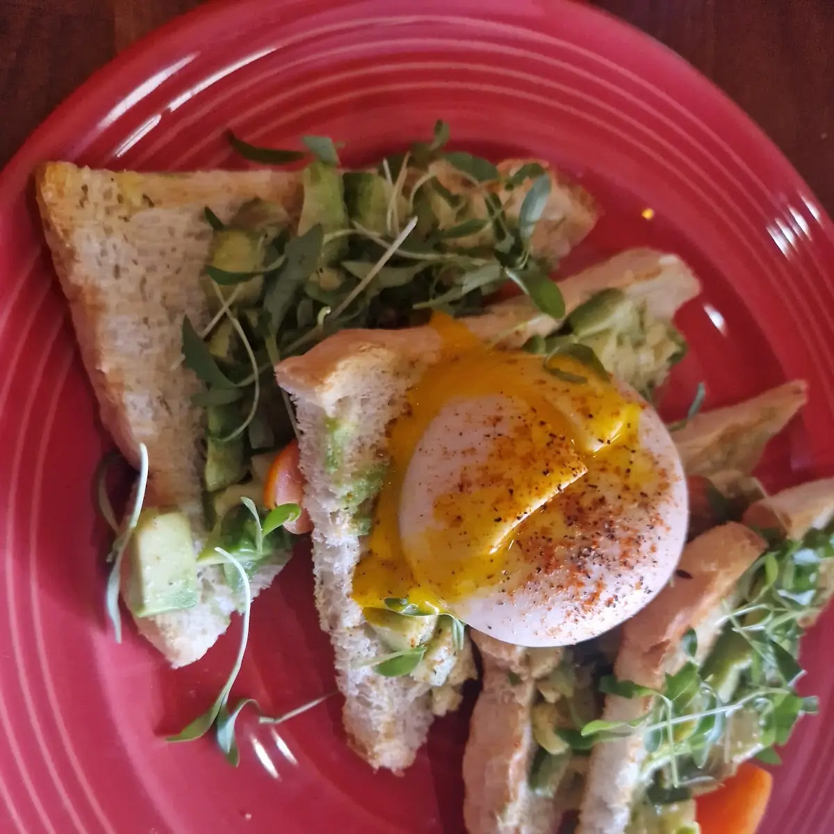 Poached Egg and Avocado on Toast