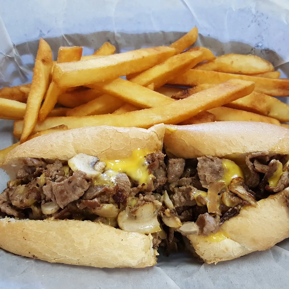 Mushroom Philly Cheesesteak