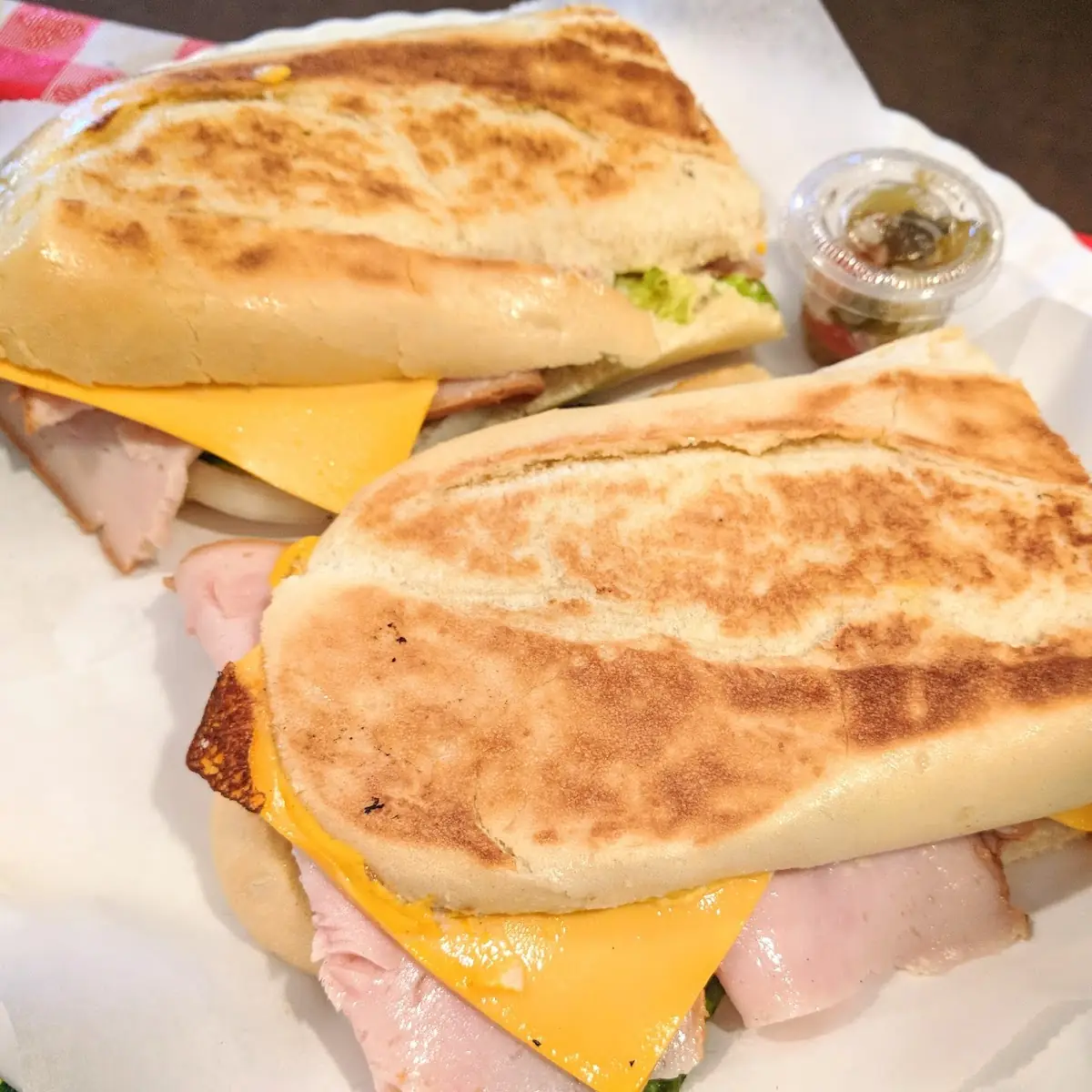 L Turkey American Cheese Panini