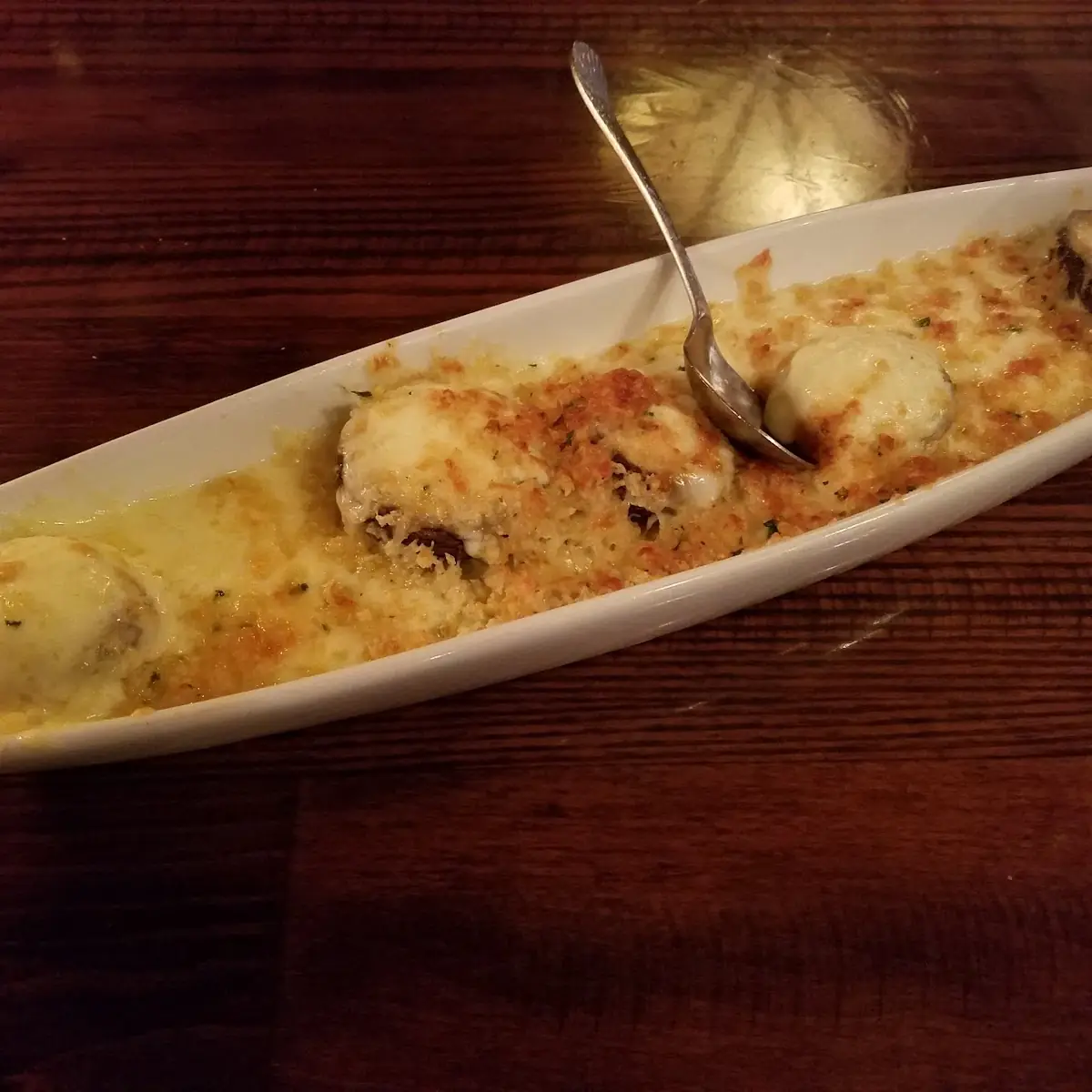 White Cheddar Stuffed Mushrooms