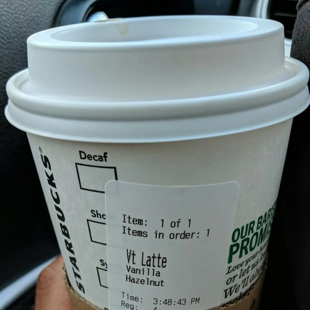 Venti French Vanilla Latte