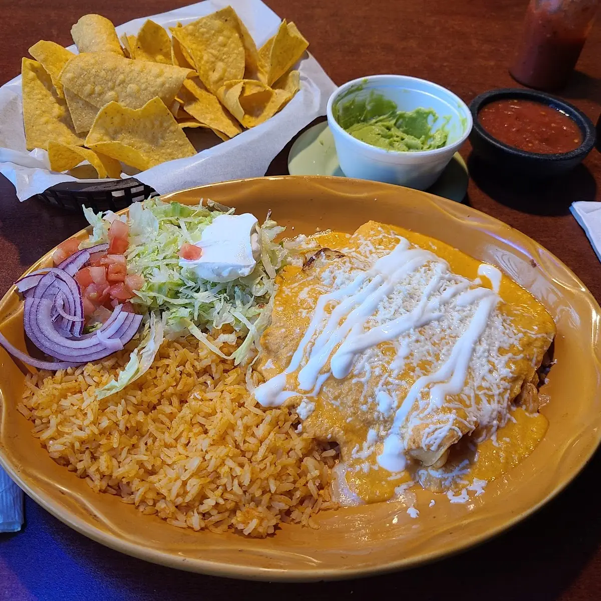 Enchilada Rice and Beans