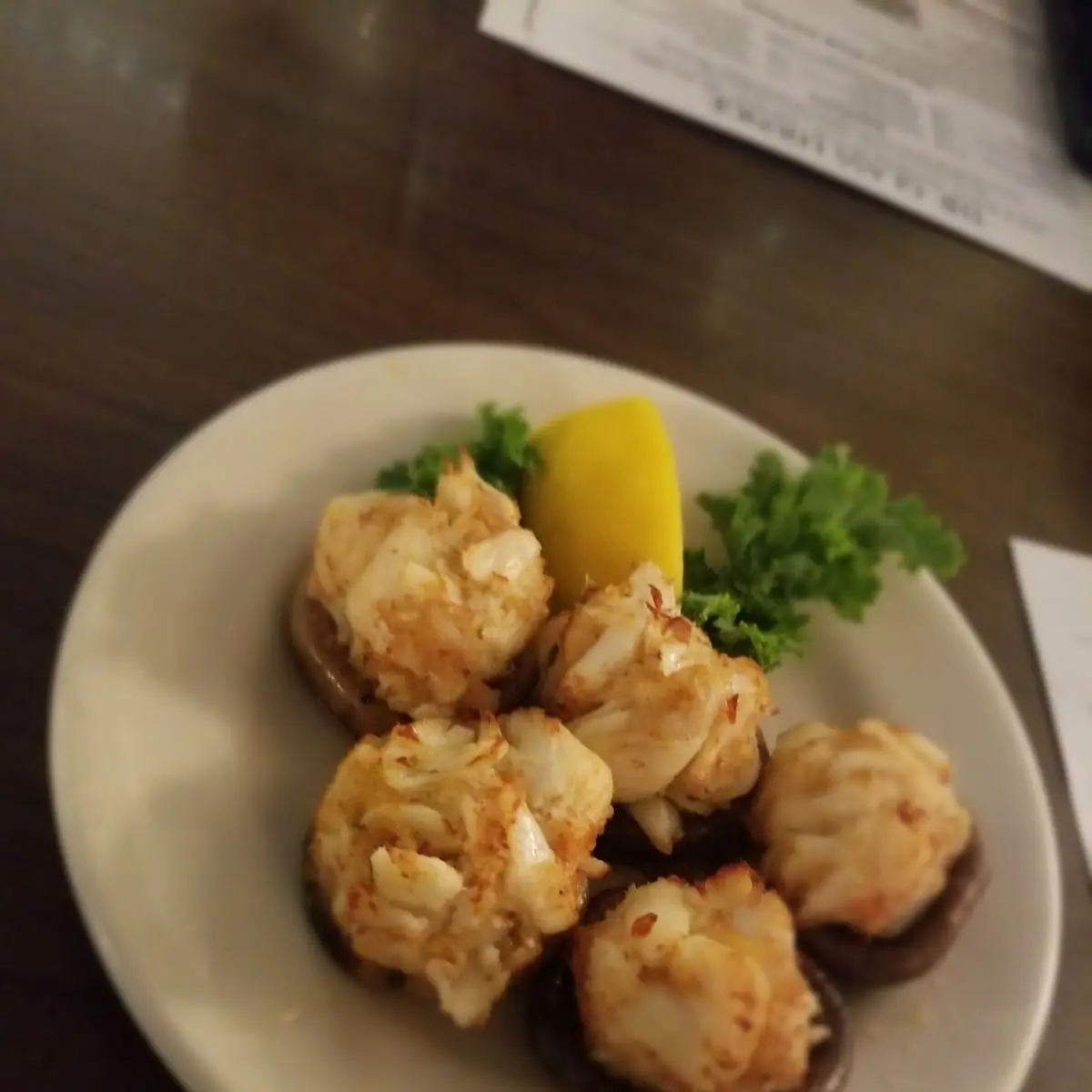 Crab Stuffed Mushrooms