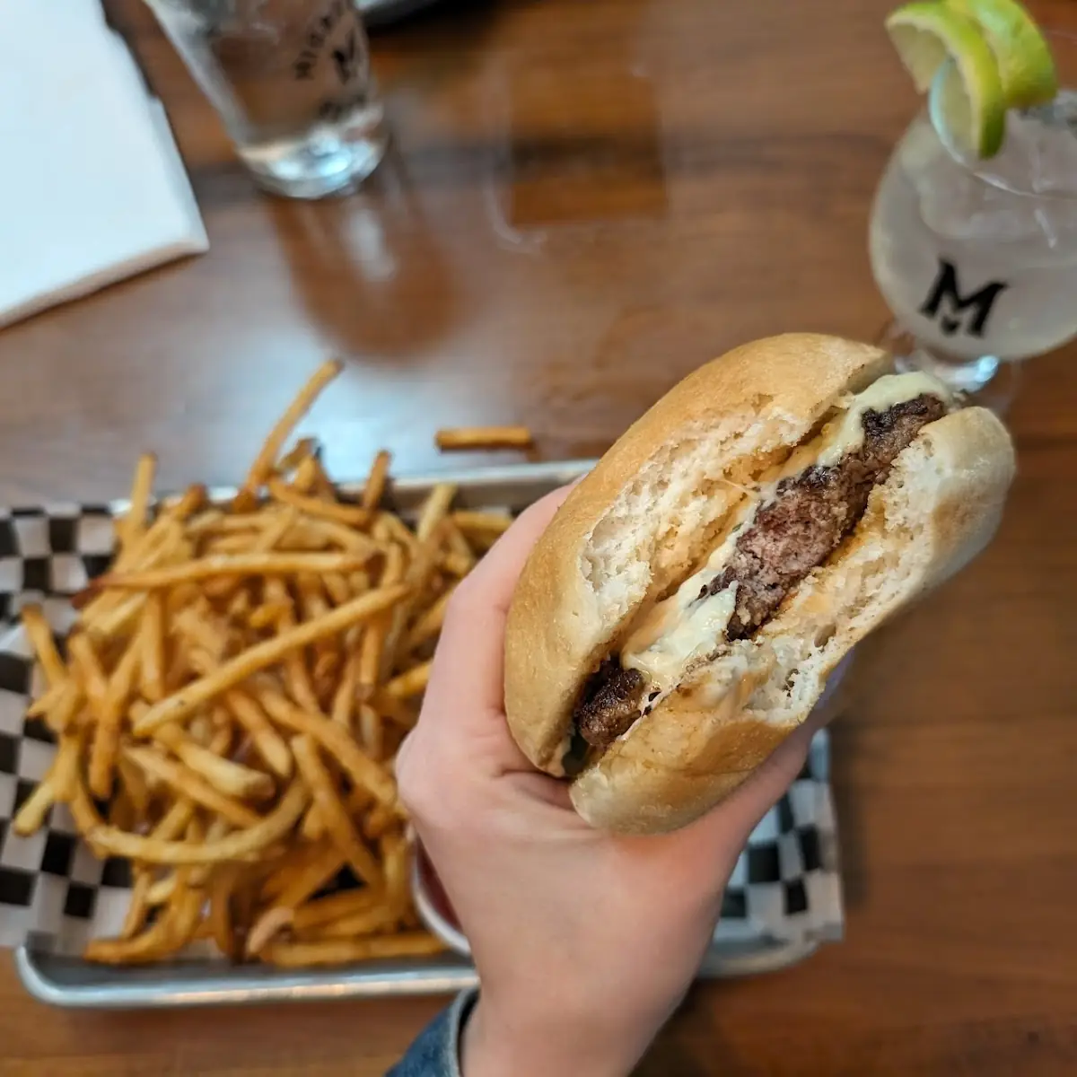 Smash Burger with Gluten Free Bun