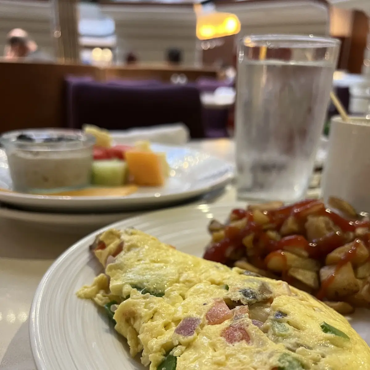 Omelet Bacon Sausage