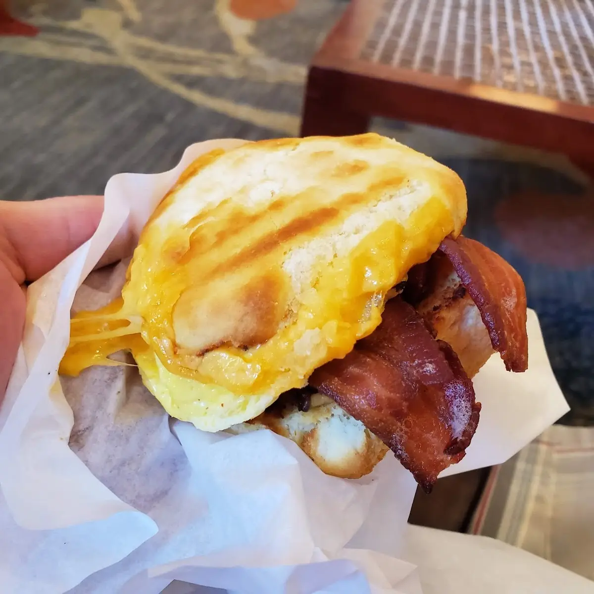 Bacon Egg and Cheese Biscuit