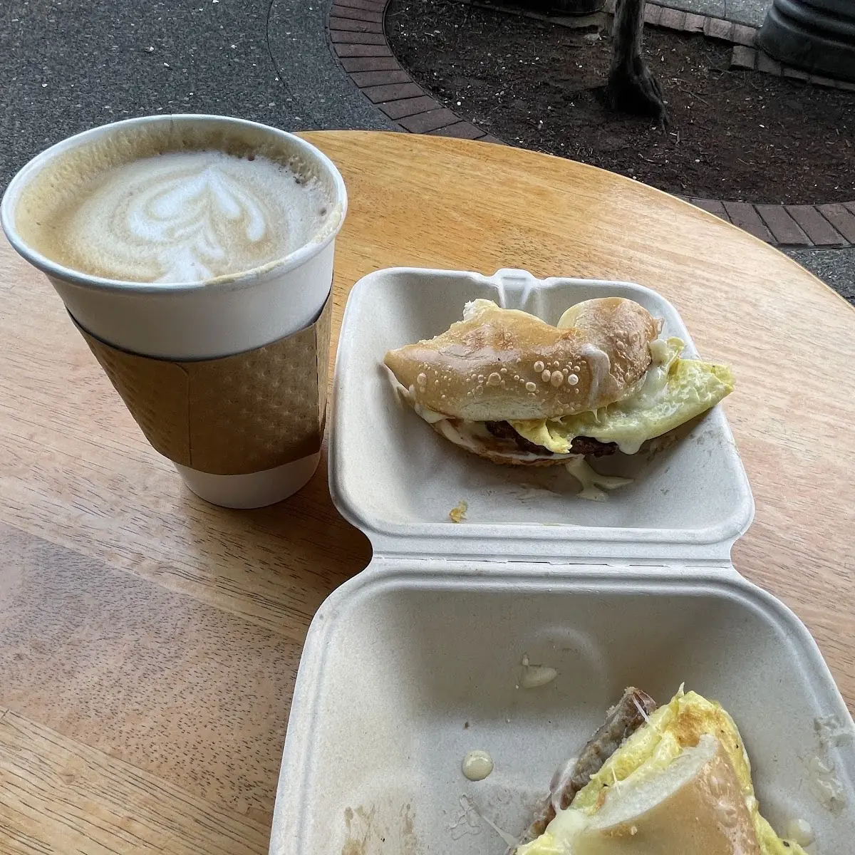 Mango Bagel Sandwich