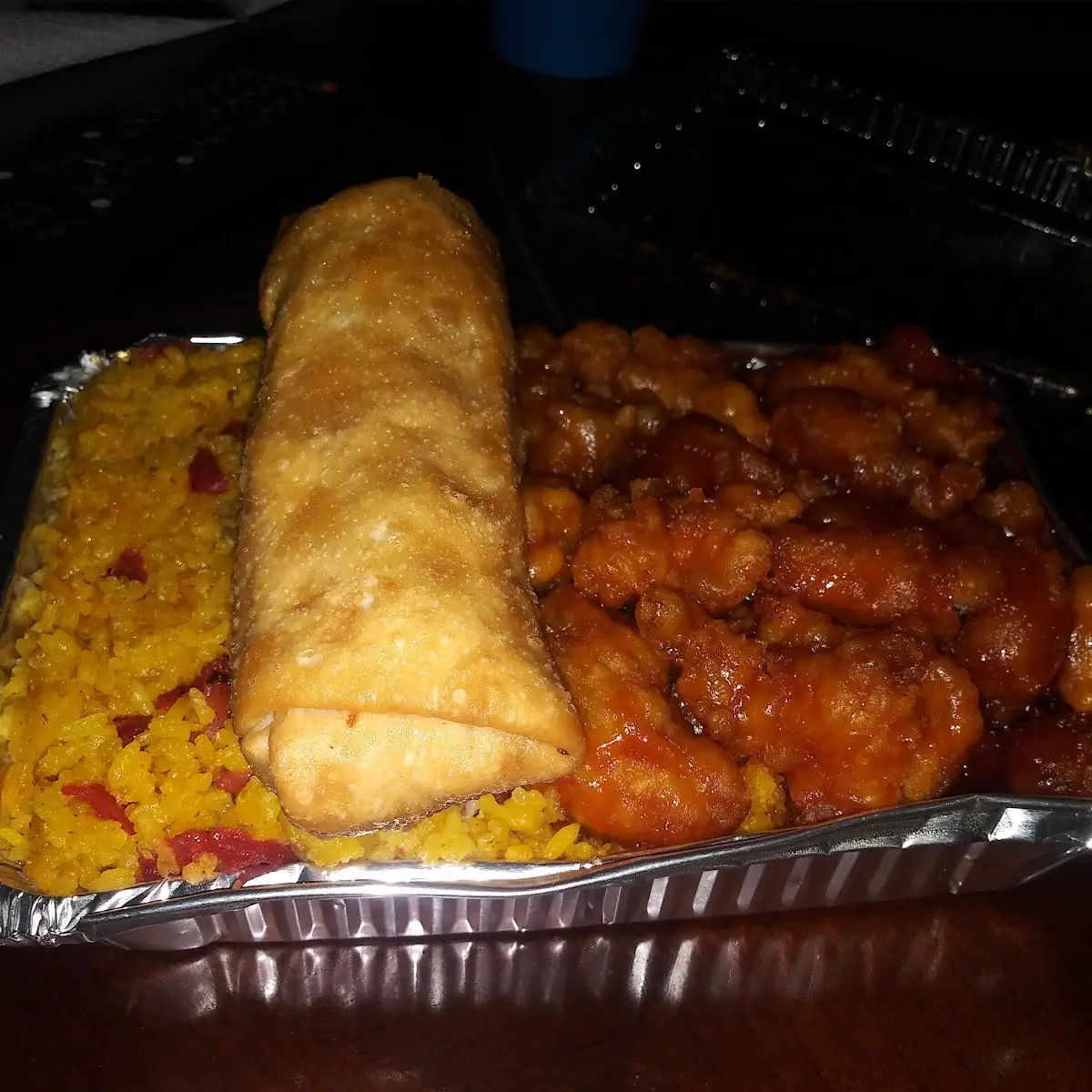 Orange Chicken Rice Combo