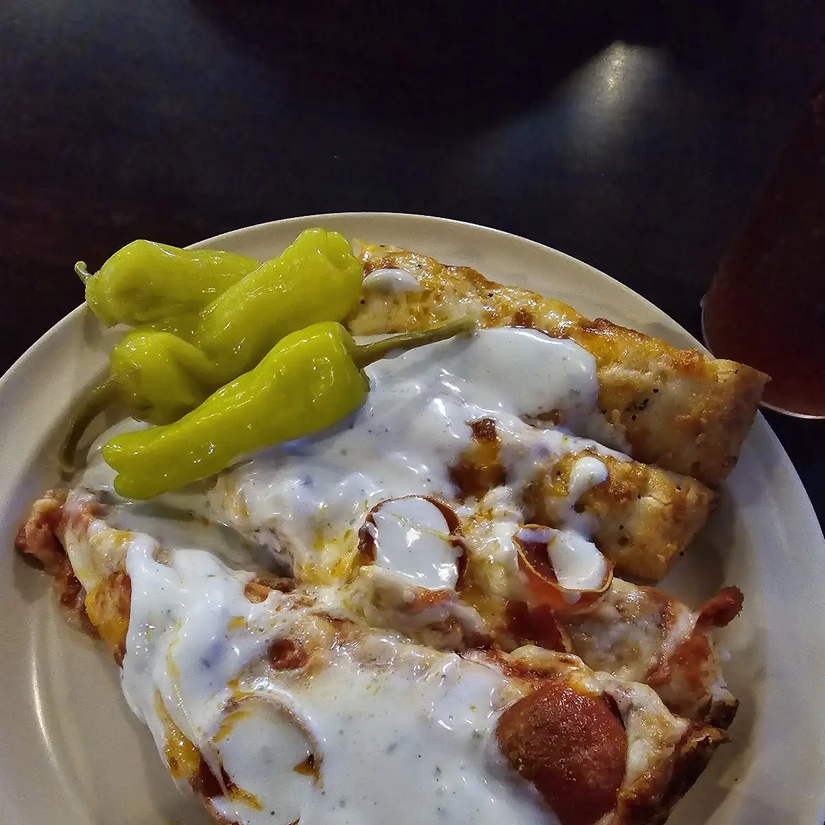 Pepperoni Pizza Sald and Breadsticks