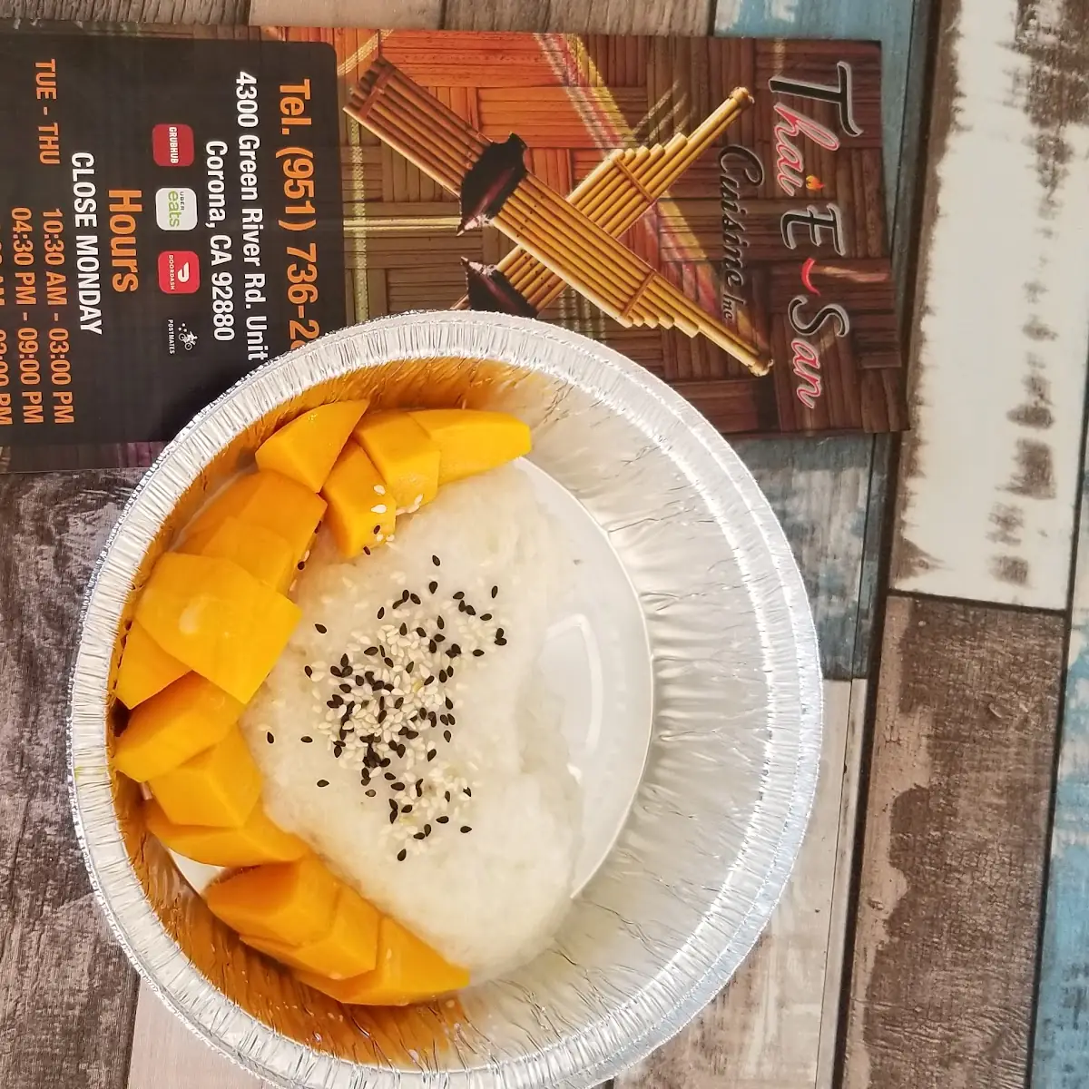 Sweet Sticky Rice Mango Seasonal