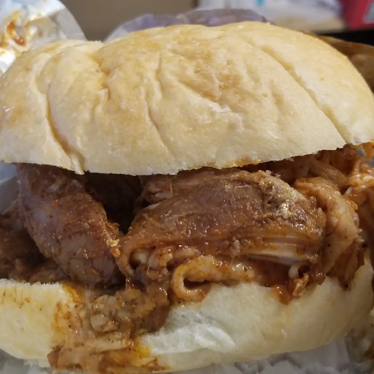 Pulled Chicken Sammy