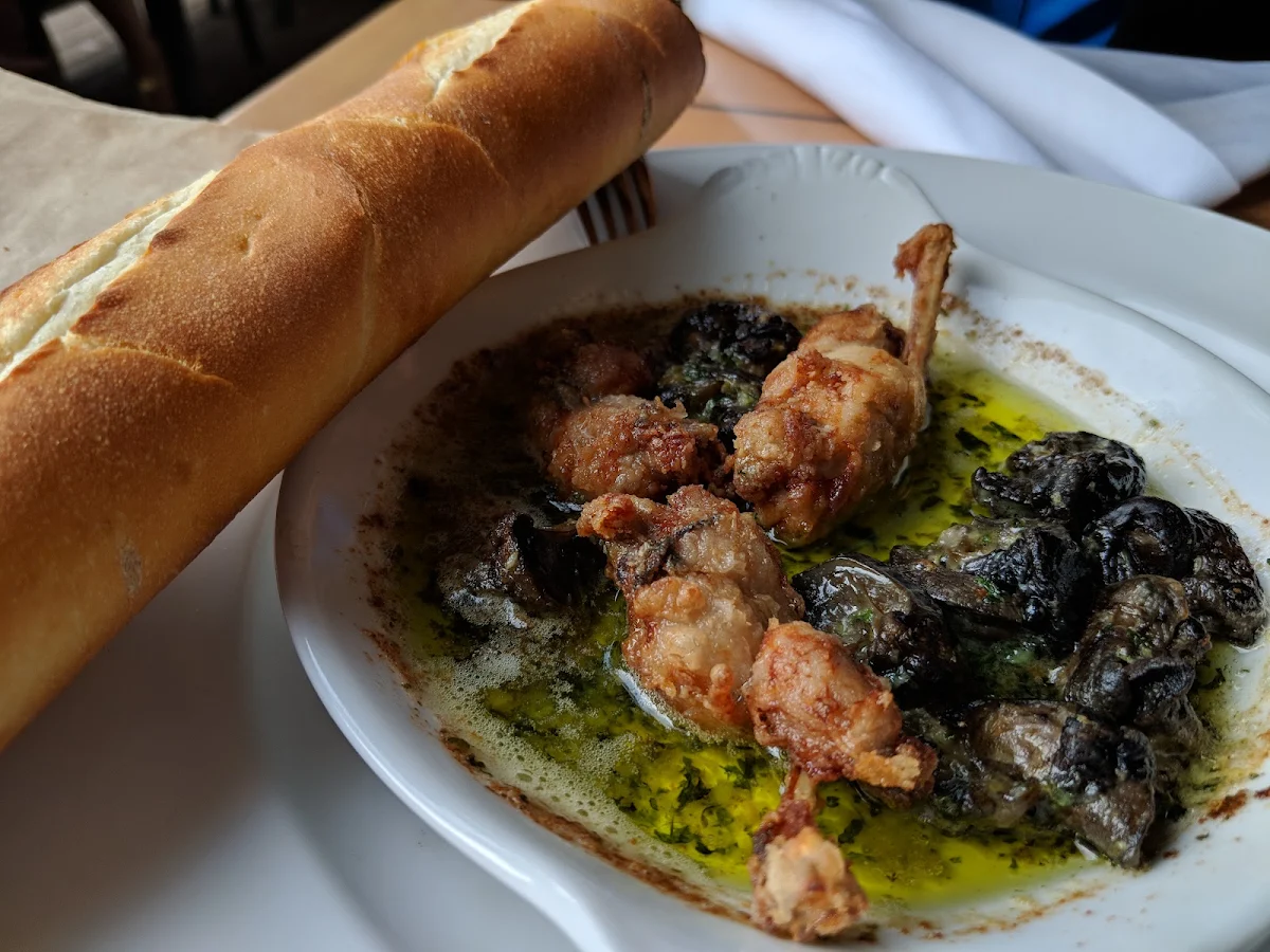 Escargot and Frog Legs with Warm Baguette, The Wine Bar at Provence Marinaside