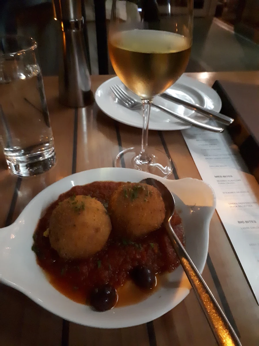 Saffron Risotto Balls, The Wine Bar at Provence Marinaside