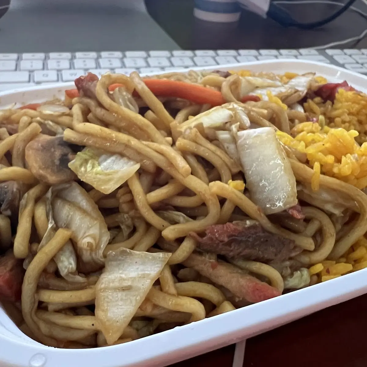 Roast Pork or Chicken Lo Mein