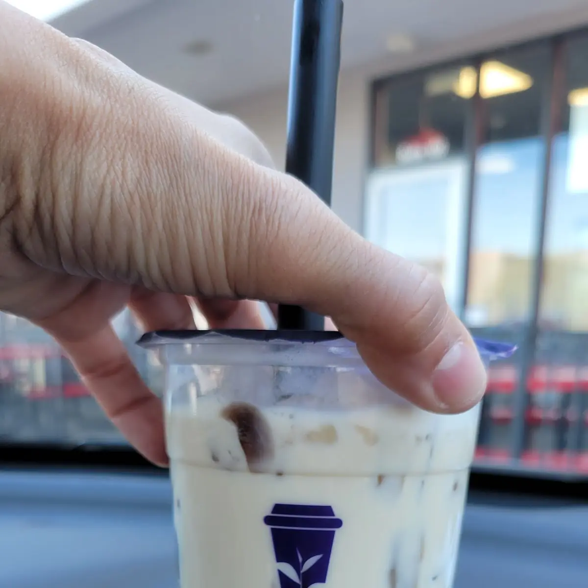 Wintermelon Milk Tea with Grass Jelly