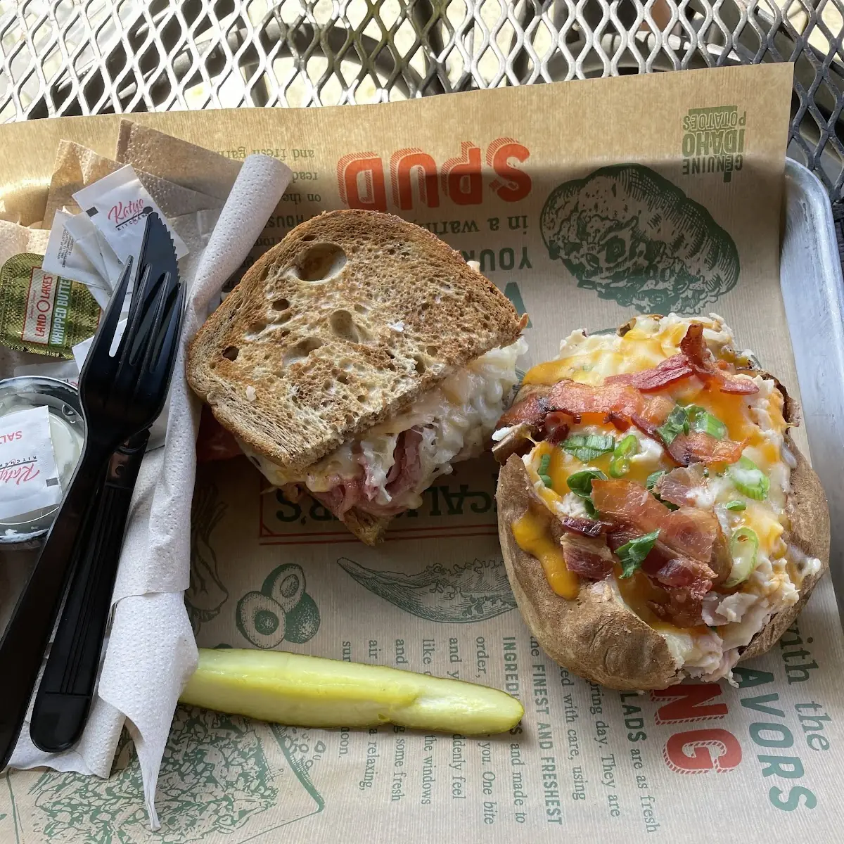 Fully Loaded Baked Potato