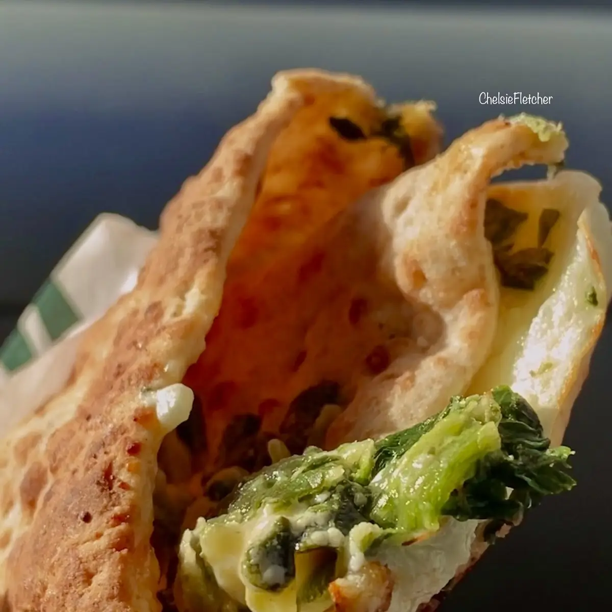 Spinach Feta & Egg White Wrap