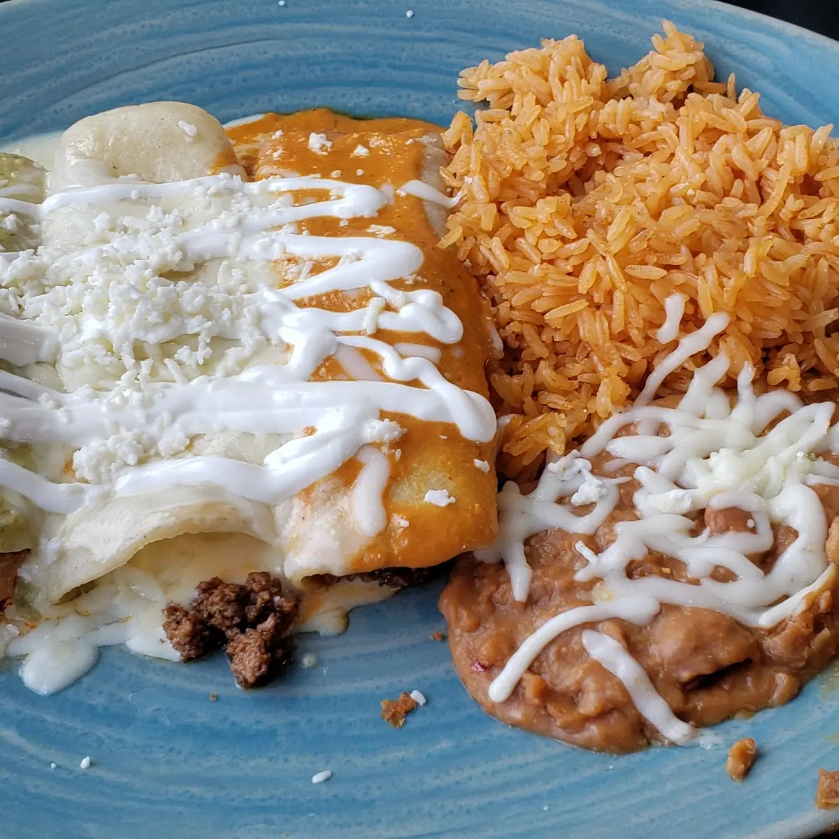 Kids Enchilada Rice Beans
