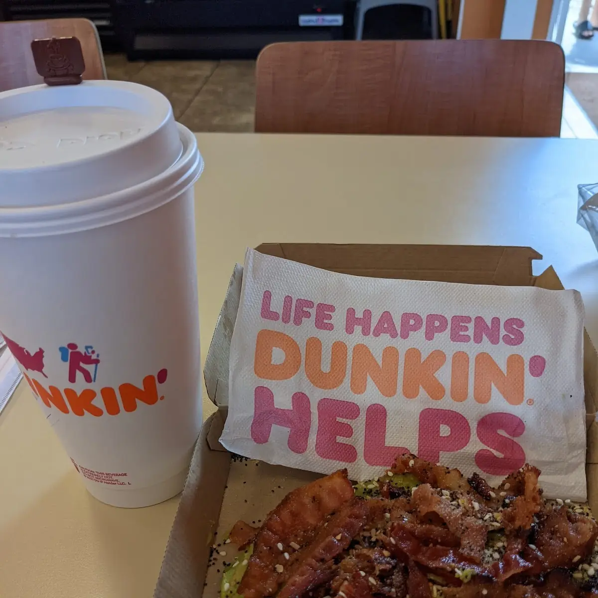 French Vanilla and Carmel Hot Coffee
