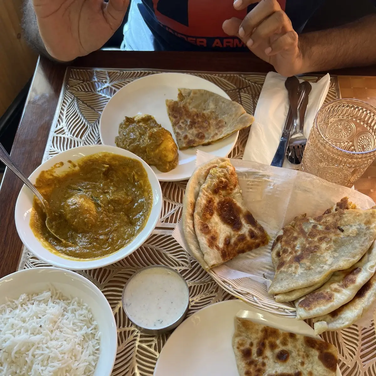 Aloo Paratha & Egg Curry